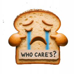 吐司片的眼淚瞬間