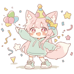 Everyday Stickers: Chibi Kemomimi ver