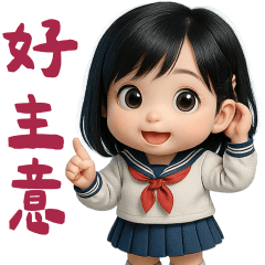 JK的可愛日常貼圖