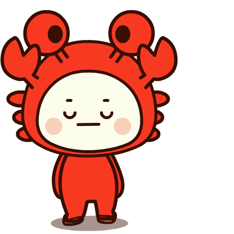 Cute Crab : Effect stickers