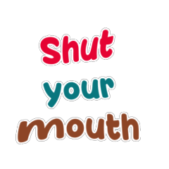 Animated text of everyday words