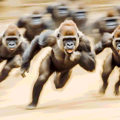 動くマッハゴリラ