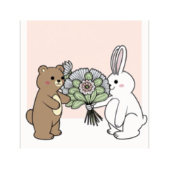 熊與兔-花束篇9