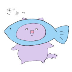 鉛筆タッチ♪２匹のねこ