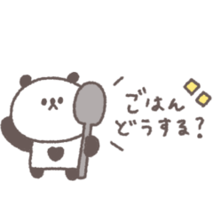 small small panda sticker #99