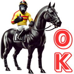 Gorilla x Horse Racing! 3D Real