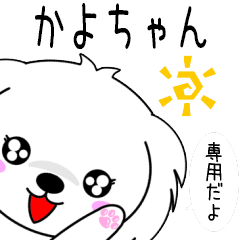 ♦️かよちゃん専用♦️使える名前スタンプ