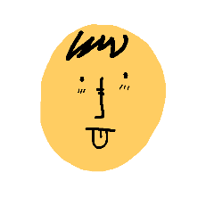 Yellow oval emoji