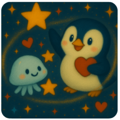Starry Penguin | Words of the Galaxy