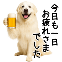 Great Pyrenees Polite Stickers