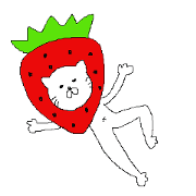 strawberry cat lol