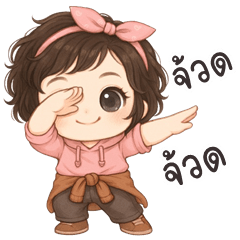 Pinky cute girl. (E-San)