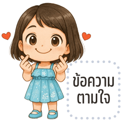 Message Stickers: Lyla cute girl