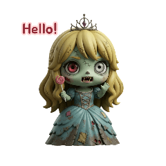 The little zombie princess