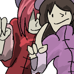 A girl in a kung fu-like stance.