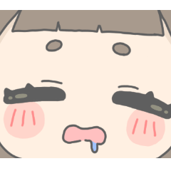 cute girl onmayu sticker