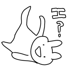 yuruyuru rabbit sticker 3
