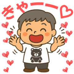 Oshi Fan Guy Sticker