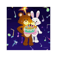 熊與兔-生日蛋糕篇6