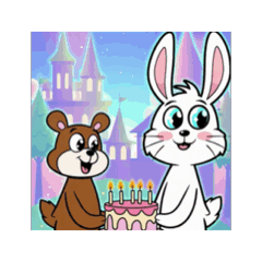 熊與兔-生日蛋糕篇5