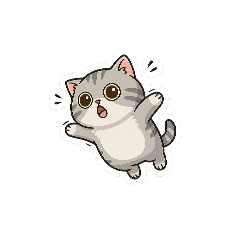 Little cat learning to do it