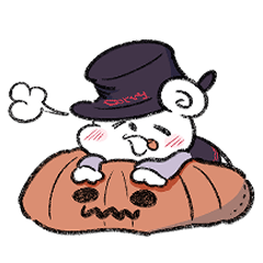 ドニーのハロウィン♩楽しい秋スタンプ