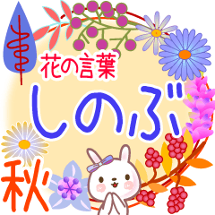 Sinobu's Flower Words for Fall