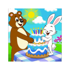 熊與兔-生日蛋糕篇11