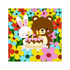 熊與兔-生日蛋糕篇12