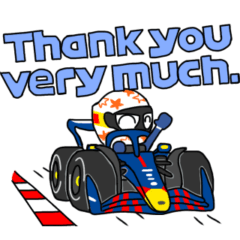 動く! F1レーサー マシン ドライバー 車