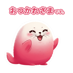 心配性な赤あざらしクン！