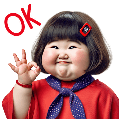 Chubby Girl Funny face144(MINI)TW