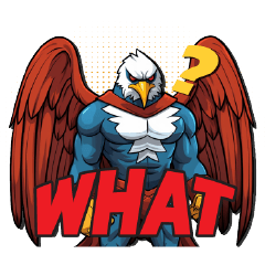 Cool Eagle Superhero