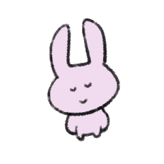 Cheerful,cute,ordinary rabbit