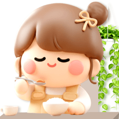 【3D】敬語のおだんごちゃん。