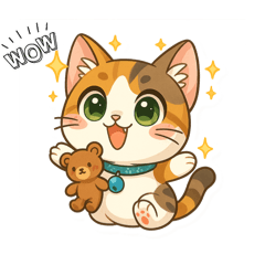 Cat Orange Mew Mew TangTang