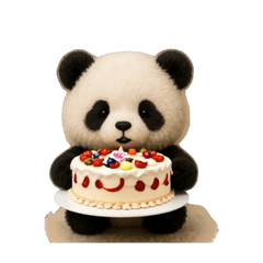 パンダが動きます