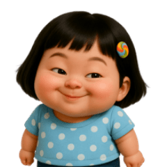 น้องแก้มกลม น่ารัก