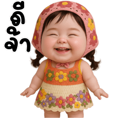 ❤️เด็กหญิงจ้ำม่ำน่ารัก ชุดสีสันสดใส❤️