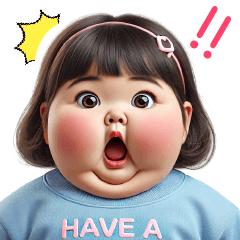 Chubby Girl Funny face146(MINI)EN