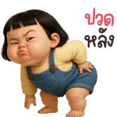 สาวน้อยชุดเอี๊ยมสีเหลืองอ๋อย