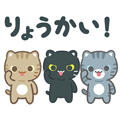 動く！3びきのこねこ♪