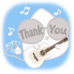 ピックんの日常スタンプ【white】