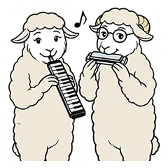 牧草ランド♪ひつじスタンプ