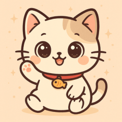 Cute Cat Stickers  Adorable & Fun