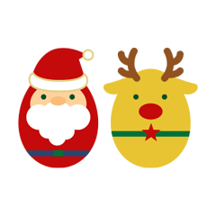 year-end greetings stickers