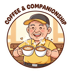 Coffee life of a little old guy