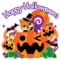 Shiba dog "Musashi" 63 Halloween