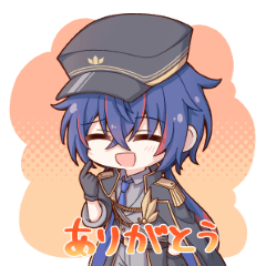 あっし　ミニキャラスタンプ Ver.2