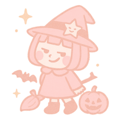 Pastel Cannele-chan joins Halloween